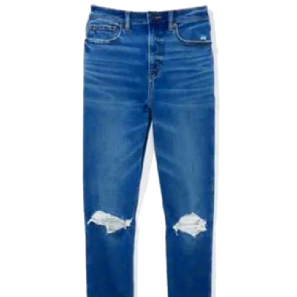 AE Ne(x)t level soft knit ripped mom jean